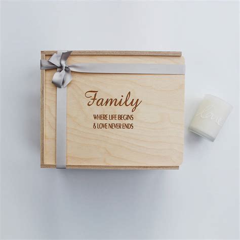 Personalised gift box with name. Personalised Engraved Wooden Gift Box Small Or Standard By ...