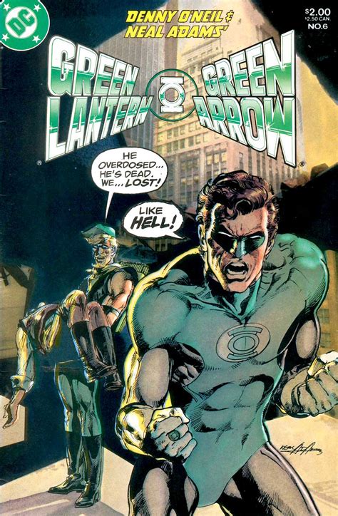 Green Lantern Green Arrow 6 Neal Adams Cover And Reprints Pencil Ink