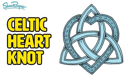Draw A Celtic Heart Knot Easy Step By Step Tutorial Youtube