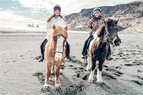 Black Beach Icelandic Horseback Riding Vik Iceland Adventures With