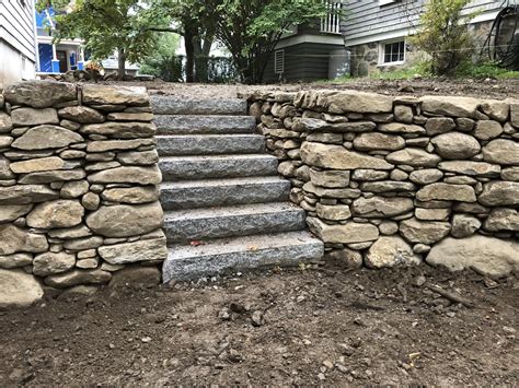 Completed Stone Walls Concord Stoneworks