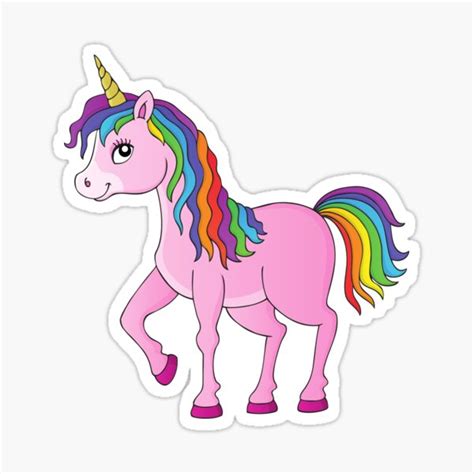 Pride Unicorn LGBT Sticker For Sale By Msmelaniedesign Redbubble