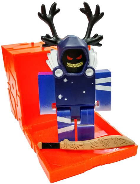 Roblox Series 6 Dread Dark Wizard Mini Figure With Orange Cube And