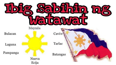 Simbolo Ng Kulay Ng Watawat Ng Pilipinas Bandila Akara
