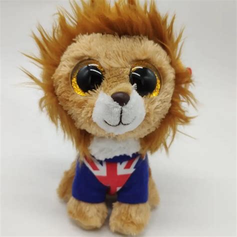 15cm Hero Lion Ty Beanie Boos 15cm 6 Big Eye Plush Toys Stuffed