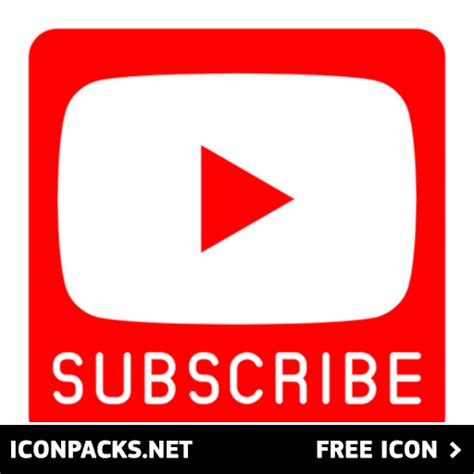 Free Youtube Subscription Red Square Button Svg Png Icon Symbol