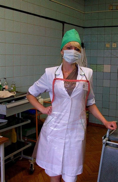Медсестра по глазки Schürze Pvc Schürze Arbeitskleidung