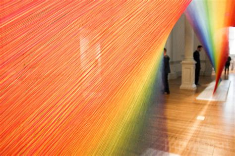 Artist Weaves Stunning Rainbows From 60 Miles Of Thread Plexus A1 By