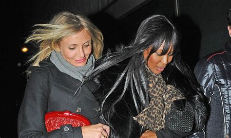 cameron diaz and naomi campbell enjoy dinner and drinks in london daily mail online