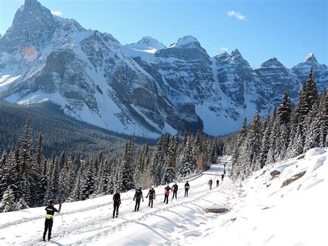 Moraine Lake Road Is Trackset Skierbobca