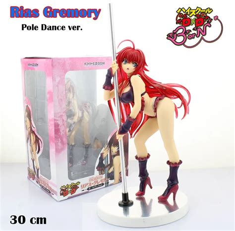 Ems Shipping 6pcs 12 High School Dxd Rias Anime Gremory Pole Dance Ver Boxed 30cm Pvc Action