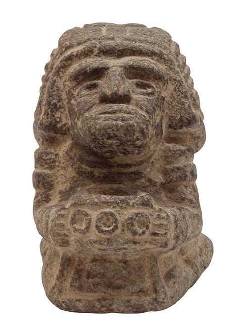 Aztec Pre Columbian Figural Carved Sculpture