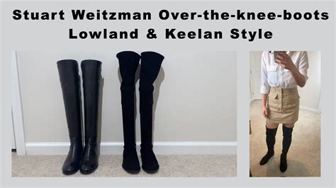 Stuart Weitzman Over The Knee Boots Lowland Keelan Style YouTube
