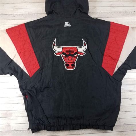 #Item: Vintage 1990s Chicago Bulls Nba Basketball Starter Pullover