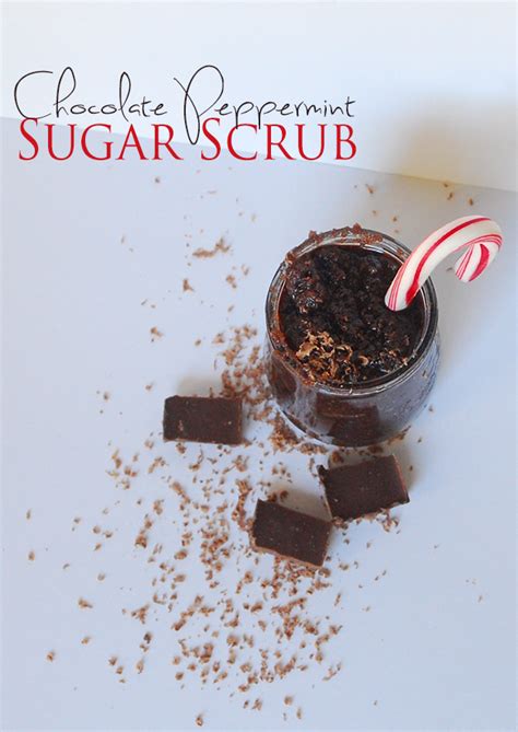 Chocolate Peppermint Sugar Scrub