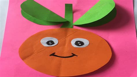 Make The Paper Orange Tuto Orange En Paper របៀបបត់រូបក្រូចពីក្រដាស