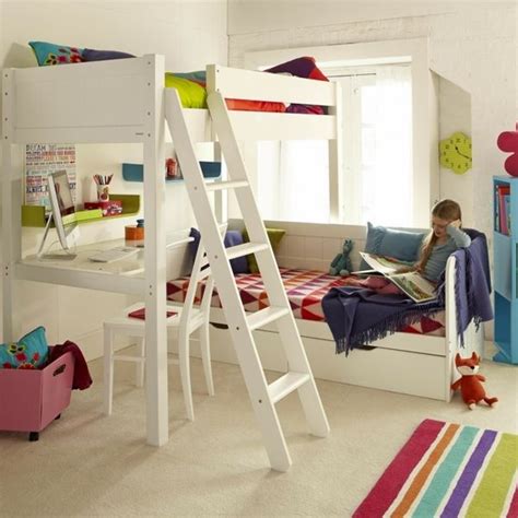 Coole Etagenbetten Die Besten Kinderzimmermöbel Für Ihre Kinder High Sleeper Bed White Loft