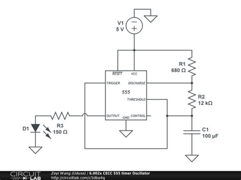6002x Cecc 555 Timer Oscillator Circuitlab