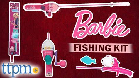 Barbie I Can Be Fishing Kit With Spincast Rod And Reel From