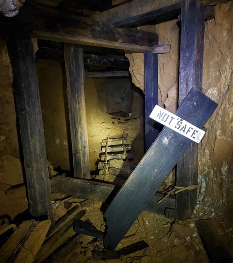 I Explored An Abandoned Mine This Weekend The Floor Drops Down Into An
