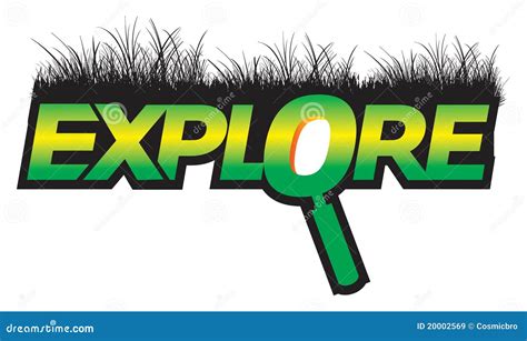 Explore Graphic Text Green Logo Stock Vector Illustration Of Graphic