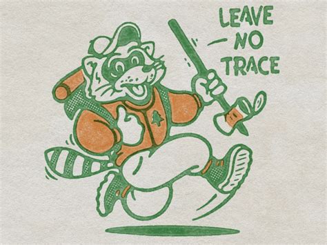 Leave No Trace | Leave no trace, Graphic illustration, Tracing