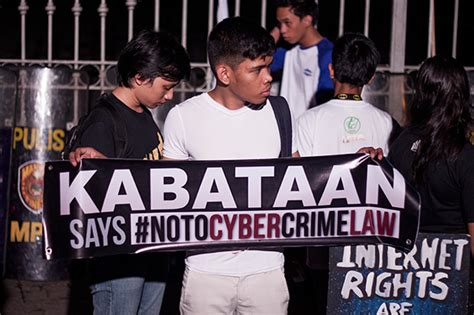 youth groups condemn cybercrime law amid tro