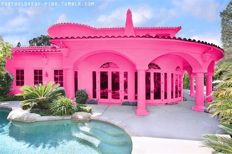 For The Love Of Pink Pink Houses Mansions Pretty In Pink