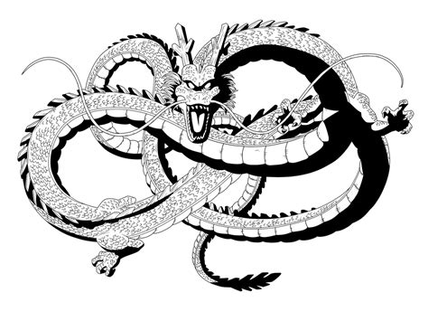 Use these free black and white dragon png #53169 for your personal projects or designs. Shenron by Pedronex on DeviantArt