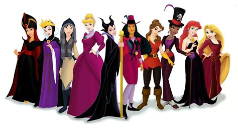 Princesses As Villians Including Rapunzel As Gothel