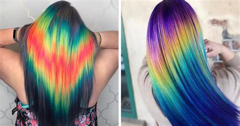 Rinse the color off your hair using warm water. Shine Line Hair Is The Newest Trend Going Viral On ...