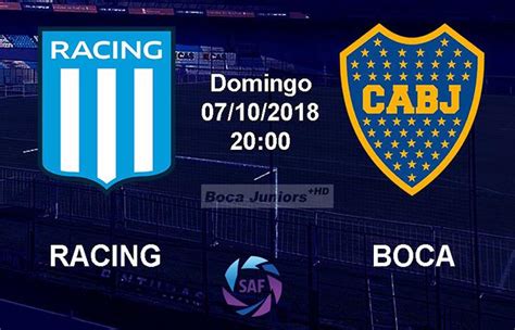 Racing Club Vs Boca Juniors En Vivo Online Por La Octava Fecha De La