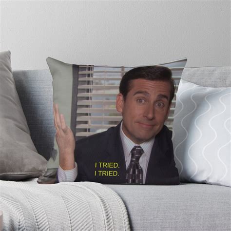 Michael Scott Throw Pillow For Sale By Jessicarachel Redbubble