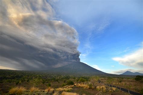 Ash Fills The Sky As Bali S Mount Agung Erupts The Two Way Npr