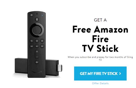 Sling Tv Free Trial Deal Free Amazon Fire Stick Offer And More