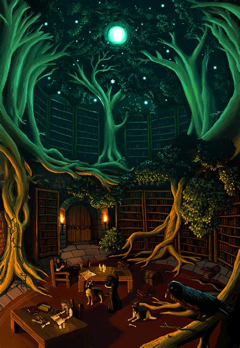 Library By Phasmageist On Deviantart