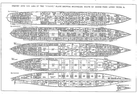Titanic Plans 2 Planos Infografia Titanic 2