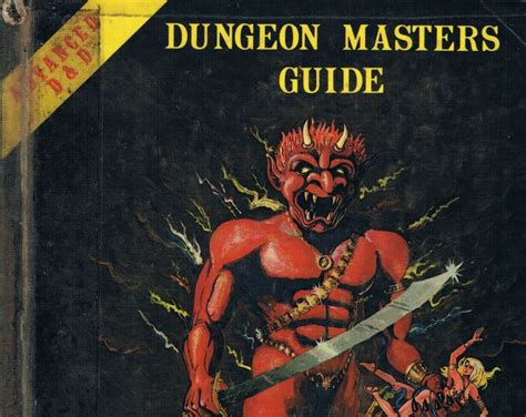 Dungeon Masters Guide Tsr2011 Vintage Tsr Adandd First Edition Hardcover