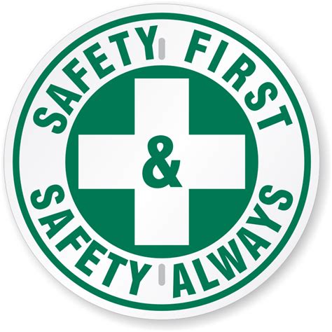 Safety First Safety Always Slogan Sign Sku K Mysafetysign Com