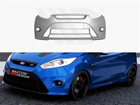 Maxton Front Bumper Fiesta Mk7 Facelift Focus Rs Look 2013 2017 For
