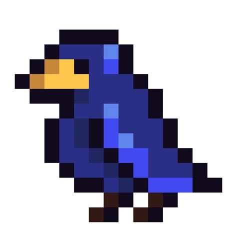Pixel Art Bird 16x16 By Ma9ici4n