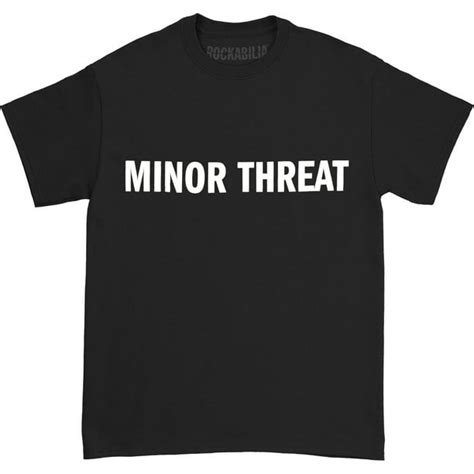 Minor Threat Minor Threat Mens Just A T Shirt Black