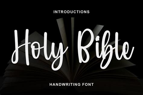 Holy Bible Font By Yanstudio · Creative Fabrica