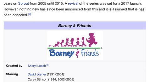 Petition Update · Barney Reboot Officially Cancelled ·