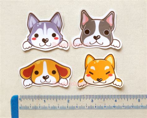 Dog Stickers Animal Sticker Kawaii Sticker Laptop Sticker