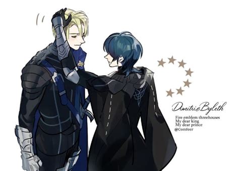 Pin By Melianedrawing On Dimitri X Byleth Male Fire Emblem Blue Lion