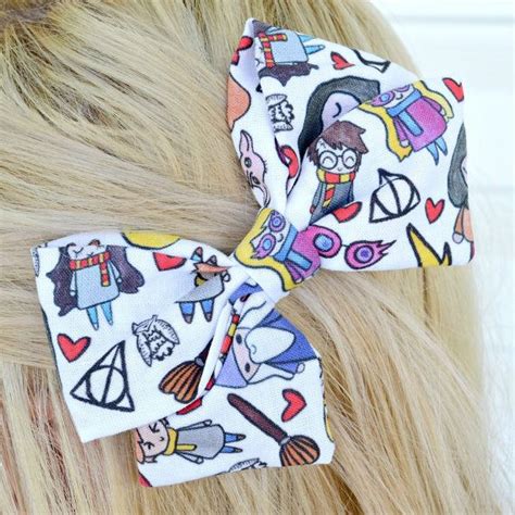 Harry Potter Hair Bow Harry Potter Hairstyles Bows Hair Bows