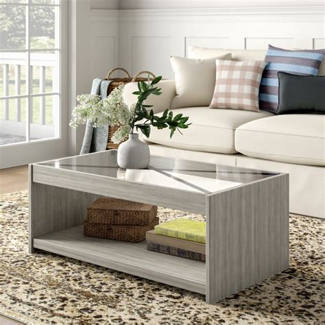 Rated 4.5 out of 5 stars. Gracie Oaks Laguna Coffee Table with Storage & Reviews ...