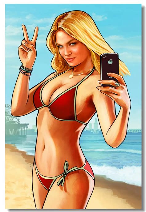 Custom Canvas Art Grand Theft Auto Poster Gta San Andreas Game