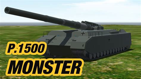 En Çılgın Proje Landkreuzer P 1500 Monster Süper Ağır Obüs Youtube